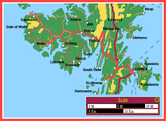 The Westside Tour Route.