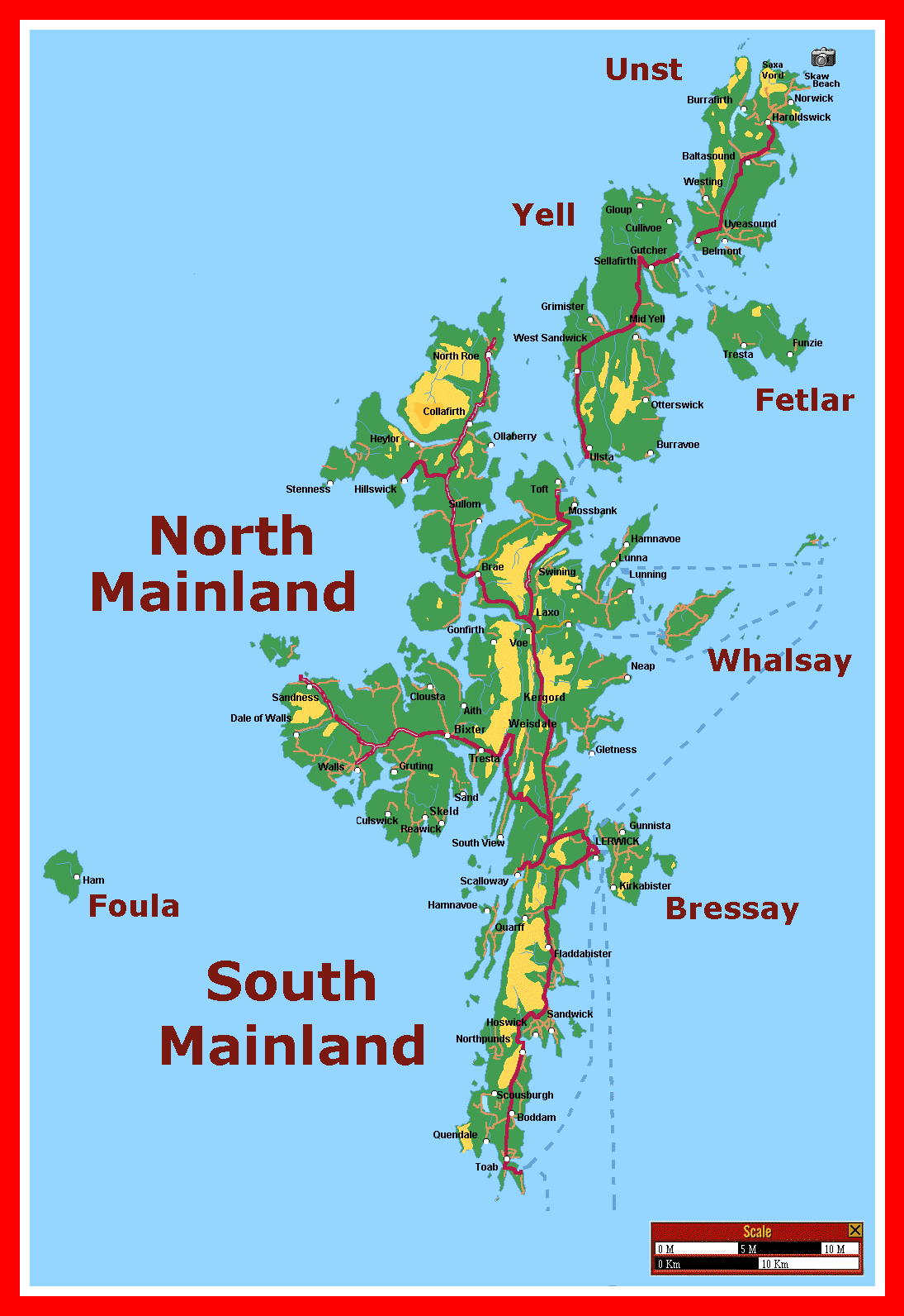 Sarah McBurnie s See Shetland Page Shetland Map