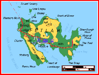   Click here for a large separate map of Fetlar.