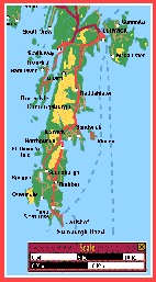   Click here for a large, separate map of the tour.