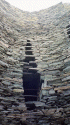    Looking upwards, from inside Mousa Broch.