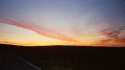 Northerly sunset, viewed from Lerwick.